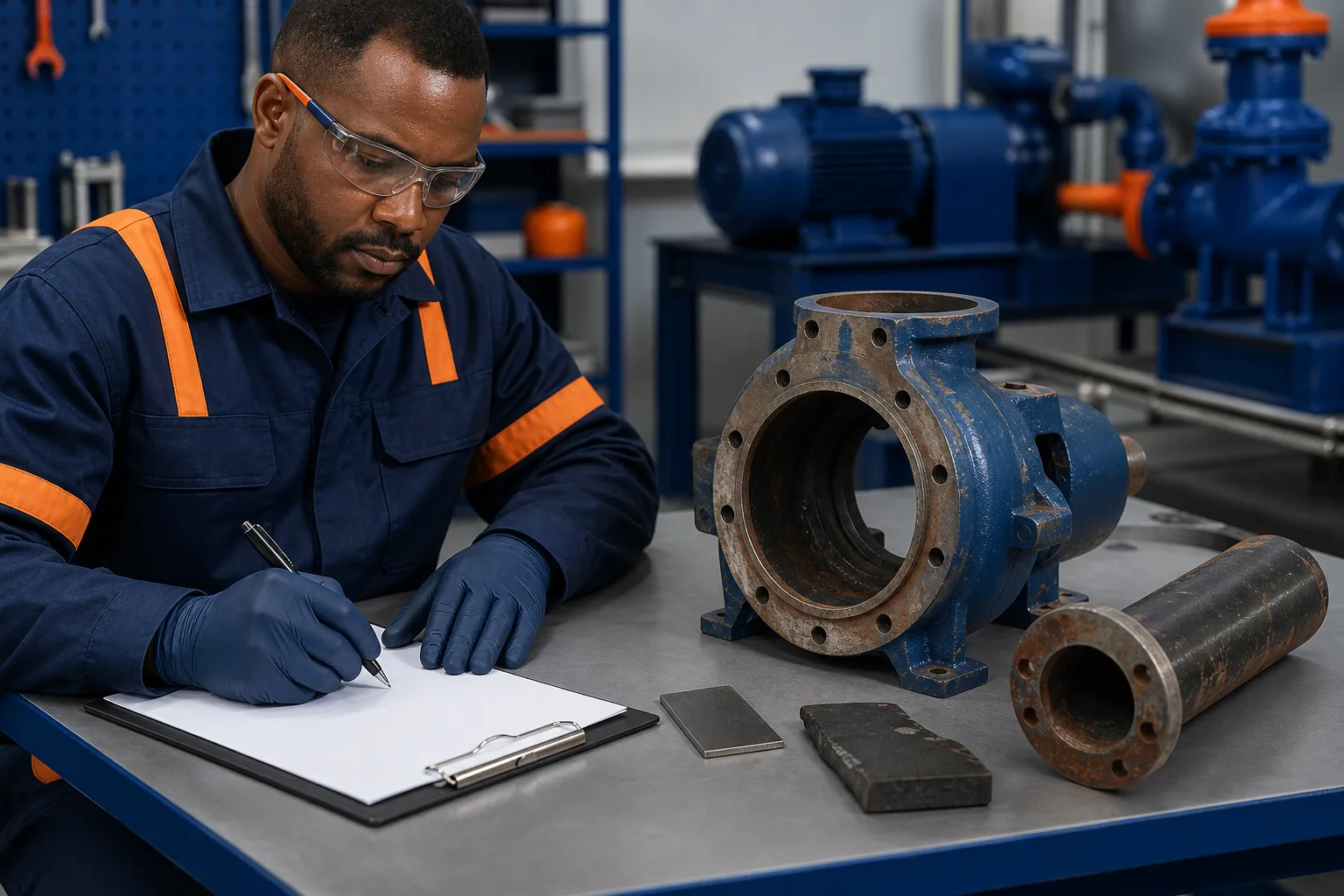 Technical assessment of equipment damage and repair conditions
