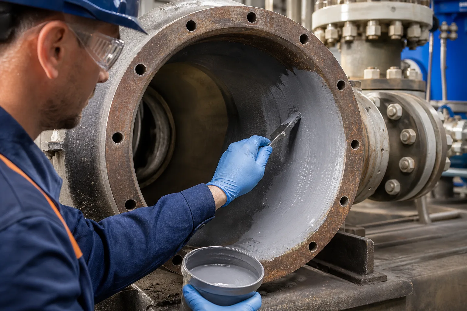 Industrial repair product categories shown through equipment applications