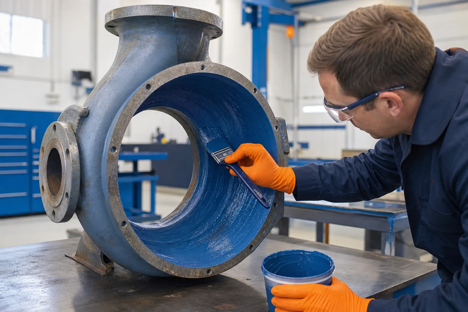 Industrial repair product categories shown through equipment applications
