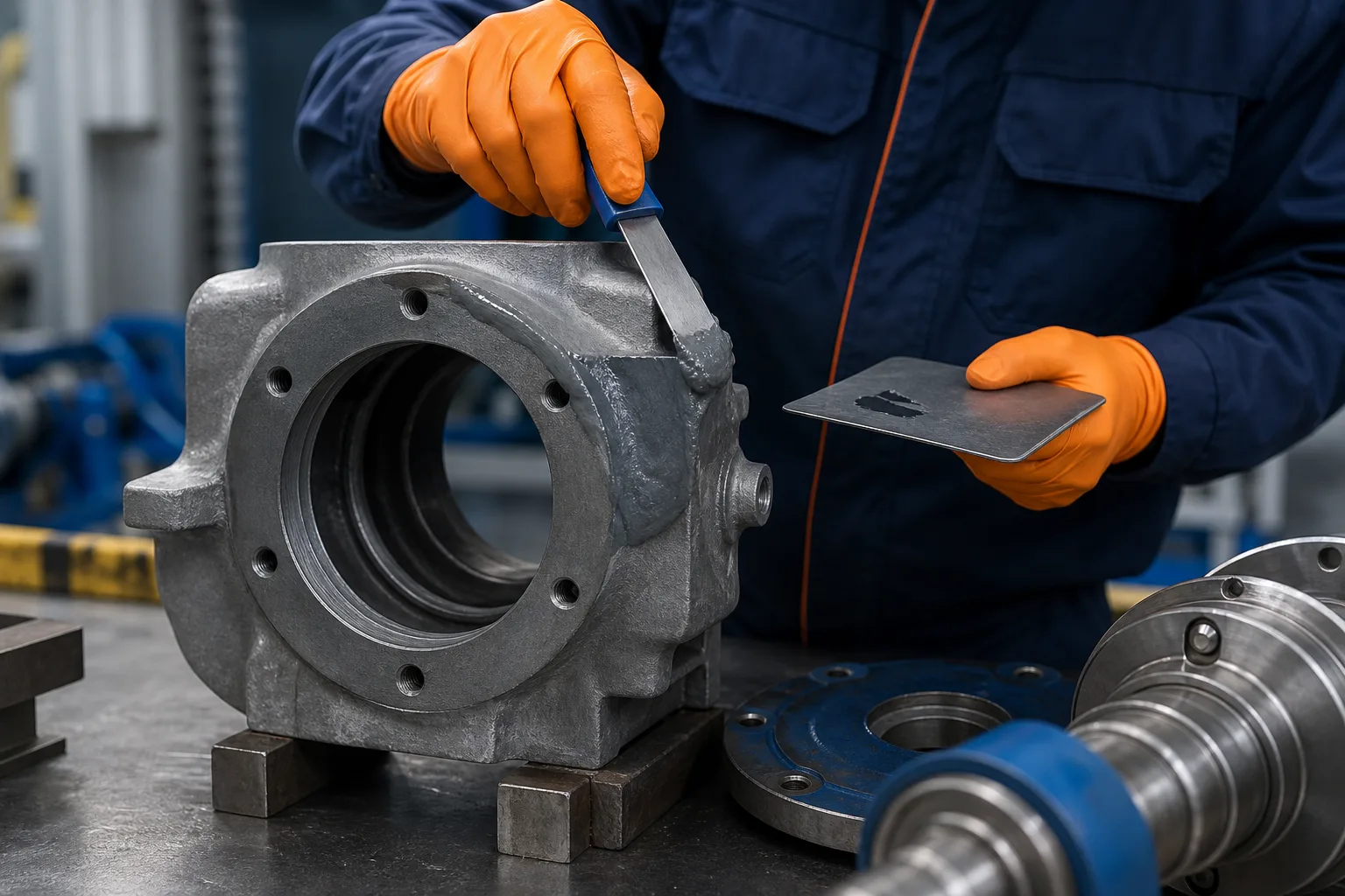 Industrial repair scenarios representing ZDSChem product categories for MRO suppliers