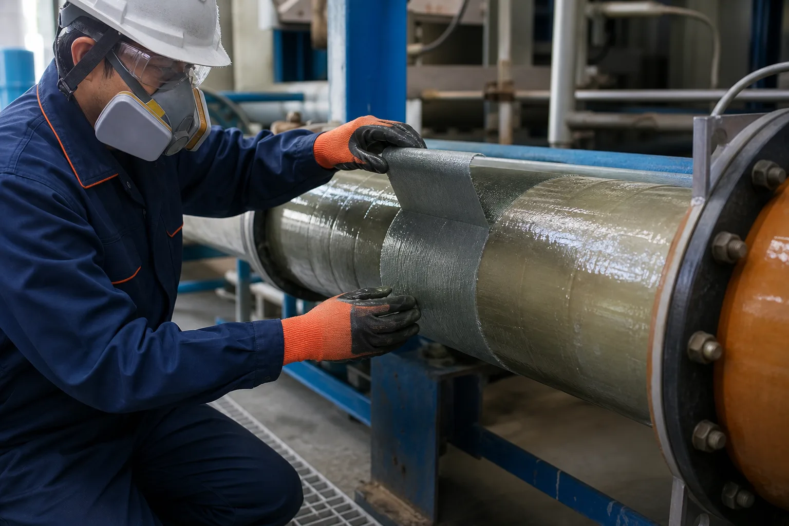 Industrial repair scenarios representing ZDSChem product categories for MRO suppliers