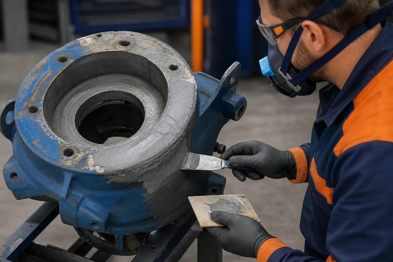 Industrial equipment representing ZDSChem repair material categories