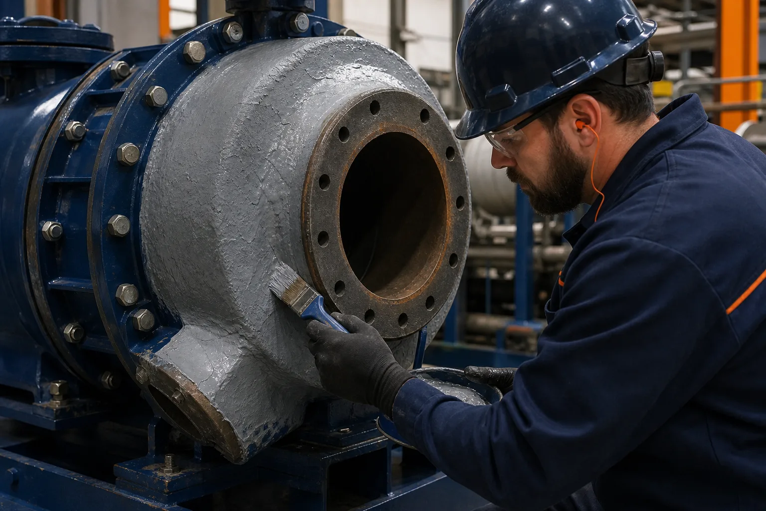 Industrial equipment representing ZDSChem repair material categories