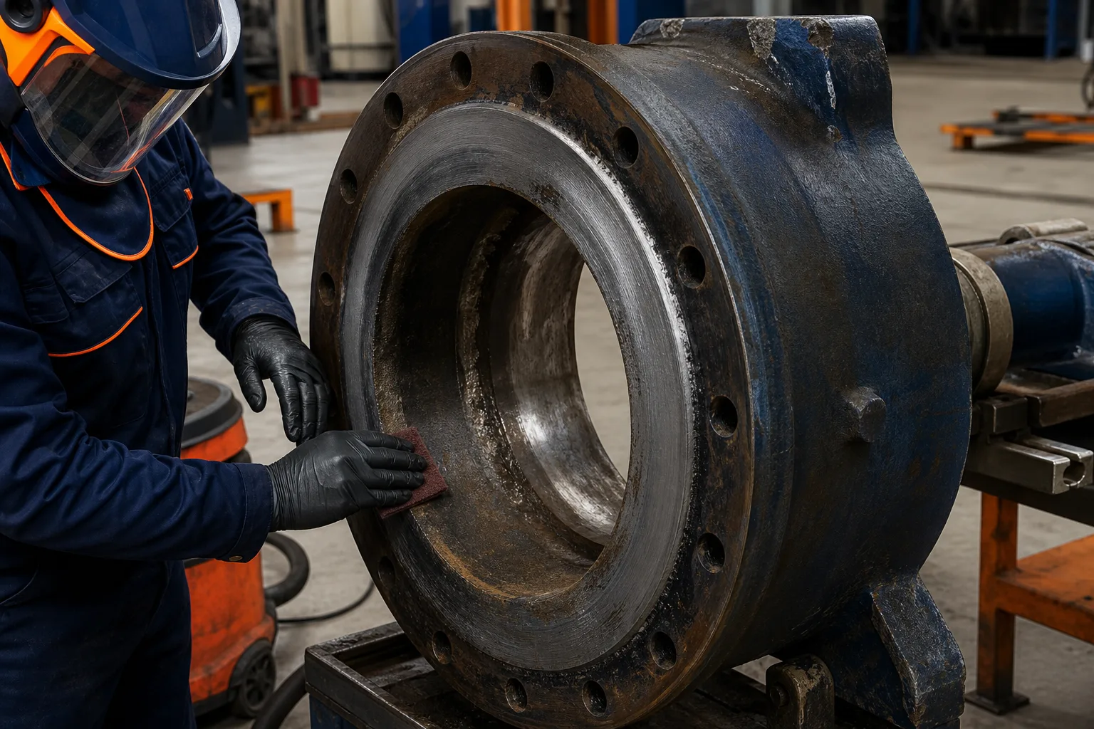 Industrial repair routes requiring matched surface preparation